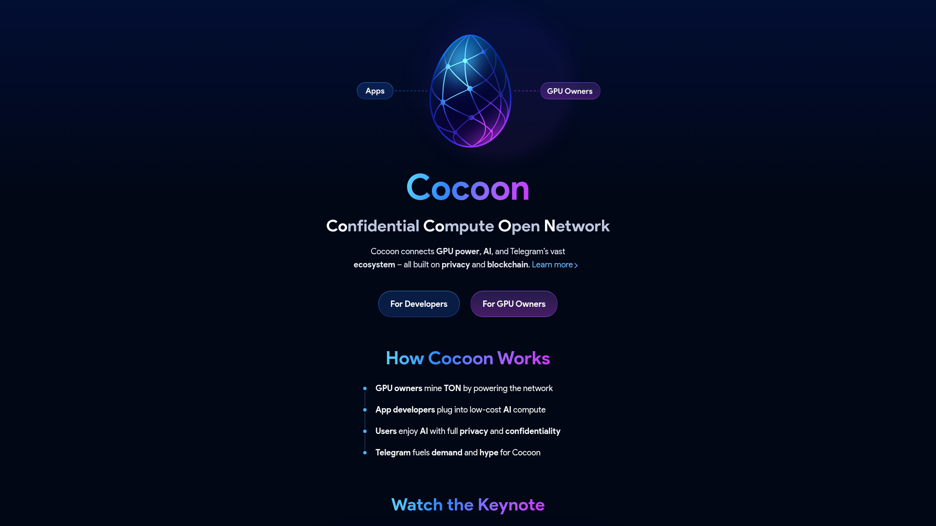 Cocoon by Telegram's cover