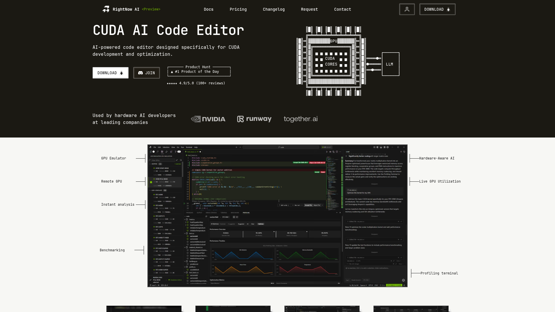 RightNow CUDA Editor's cover