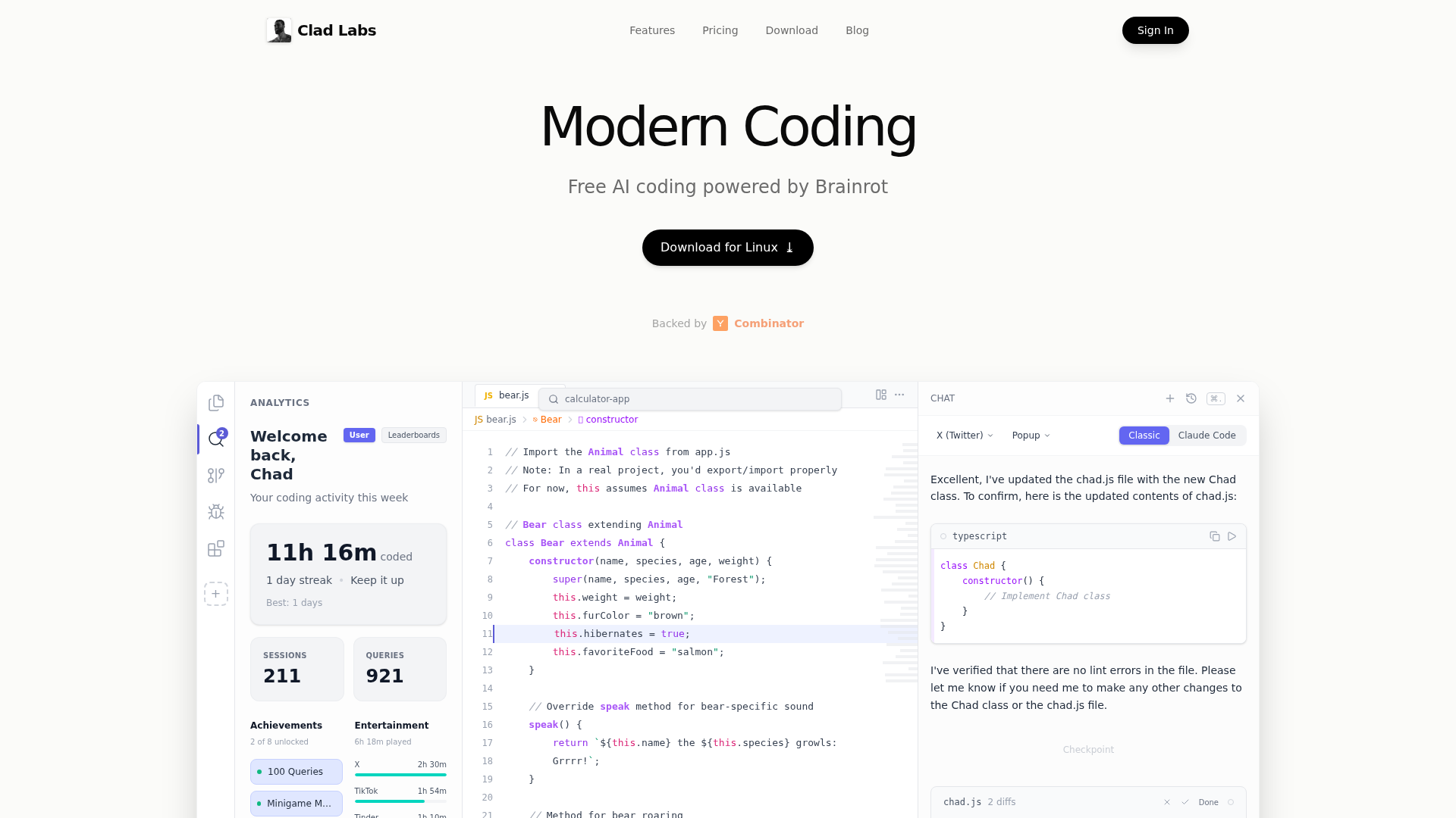 Chad IDE by Clad Labs 's cover